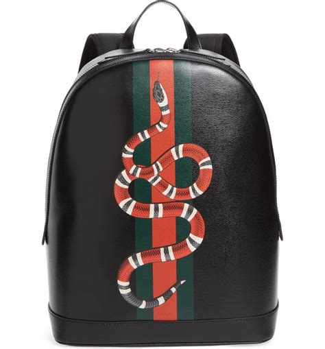 gucci bookbag with snake